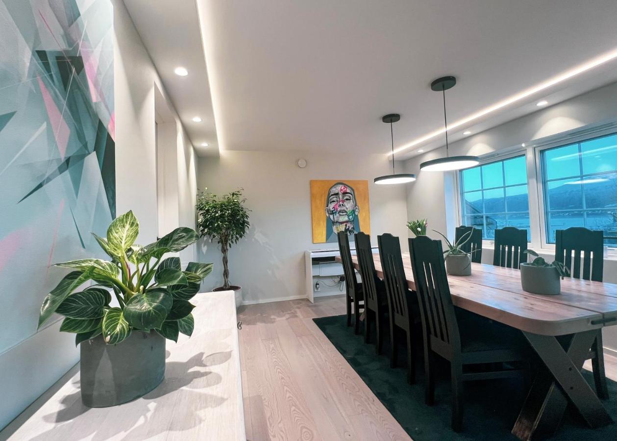 Penthouse Apartment With Amazing View. トロムソ エクステリア 写真